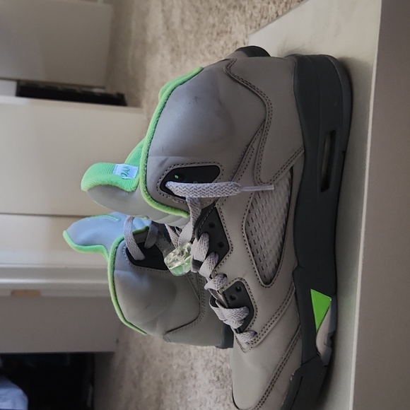 Jordan retro bean green size 8.5 green and gray - Picture 3 of 4